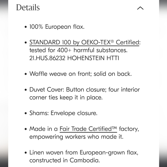 ❤️B2G1 FREE West Elm European Flax Linen Mini Waffle Sham, Olive Green, Standard - Picture 6 of 7